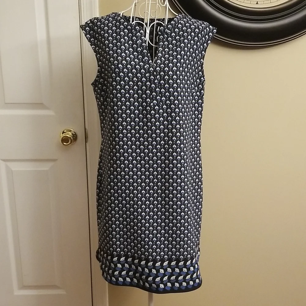Ann Taylor blue shift dress - Picture 1 of 10